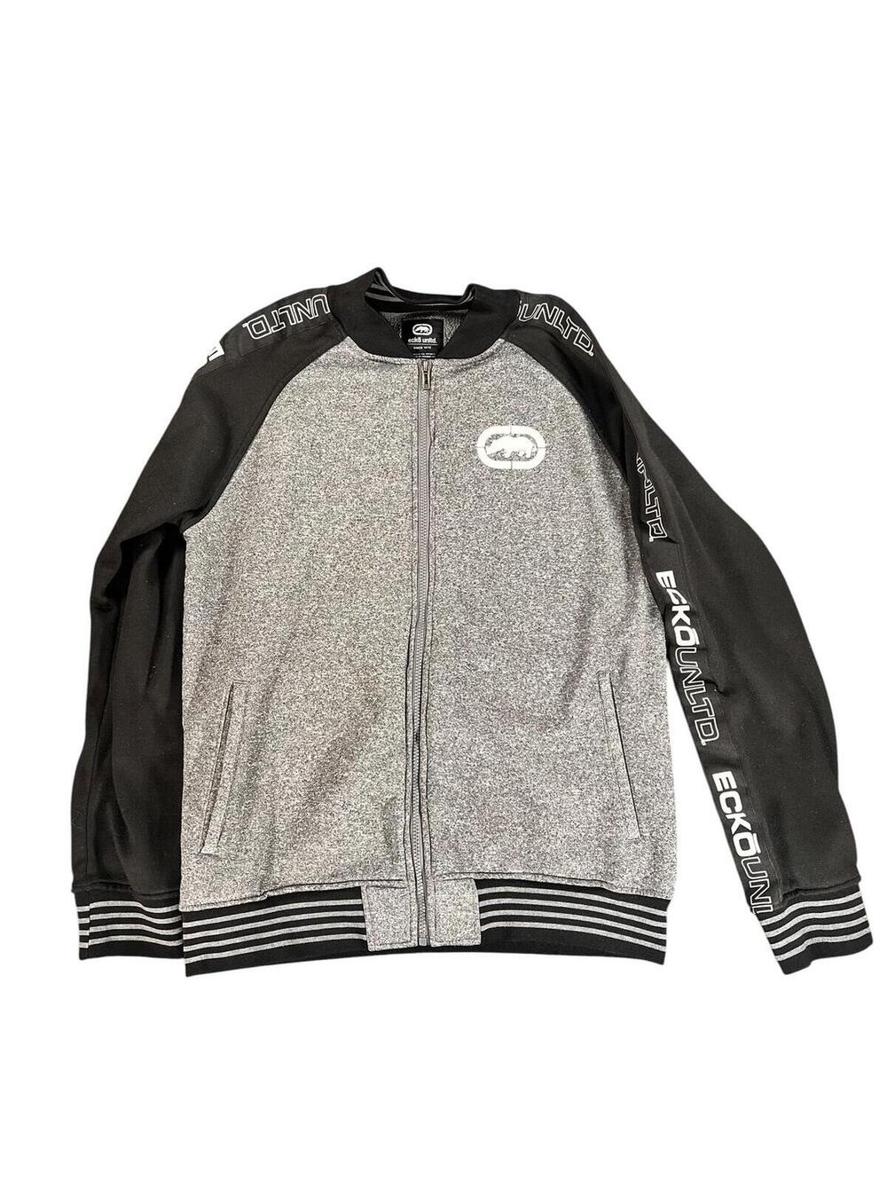 Y2K Ecko Unltd Zip Up Track Jacket Large